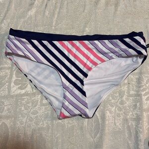 La Vie En Rose Large Purple Pink Bikini Bottom